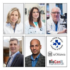 a composite image of researchers and clinicians