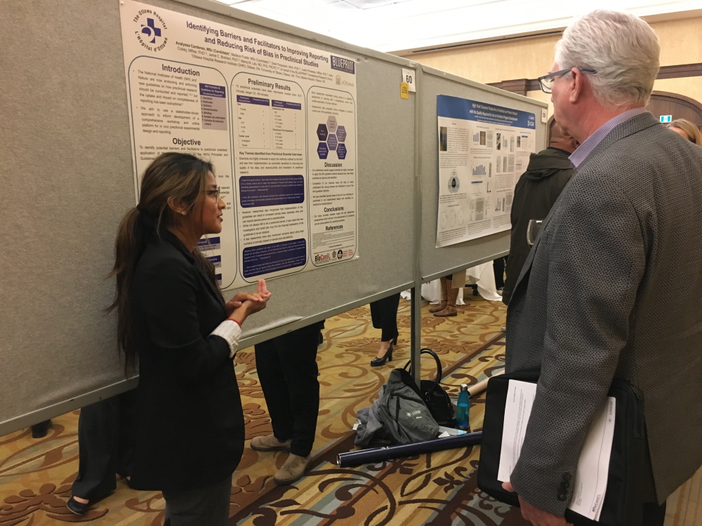 2018-10 BioCanRx Conference in Banff - Analyssa Cardenas wins best poster for undergraduate student.JPG