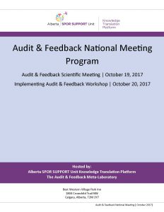 Audit & Feeedback national Metting Program