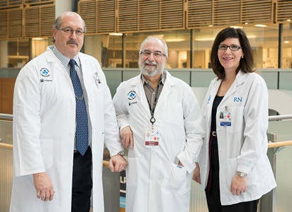 Mark Freedman, Harold Atkins and Marjorie Bowman 