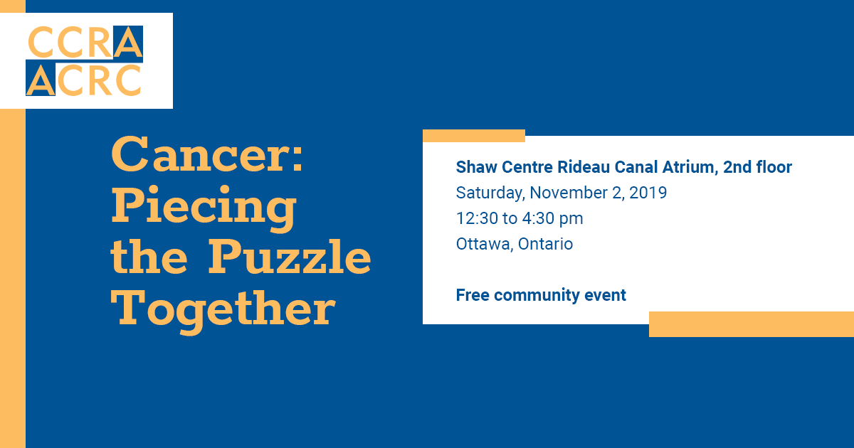 graphic for a cancer event